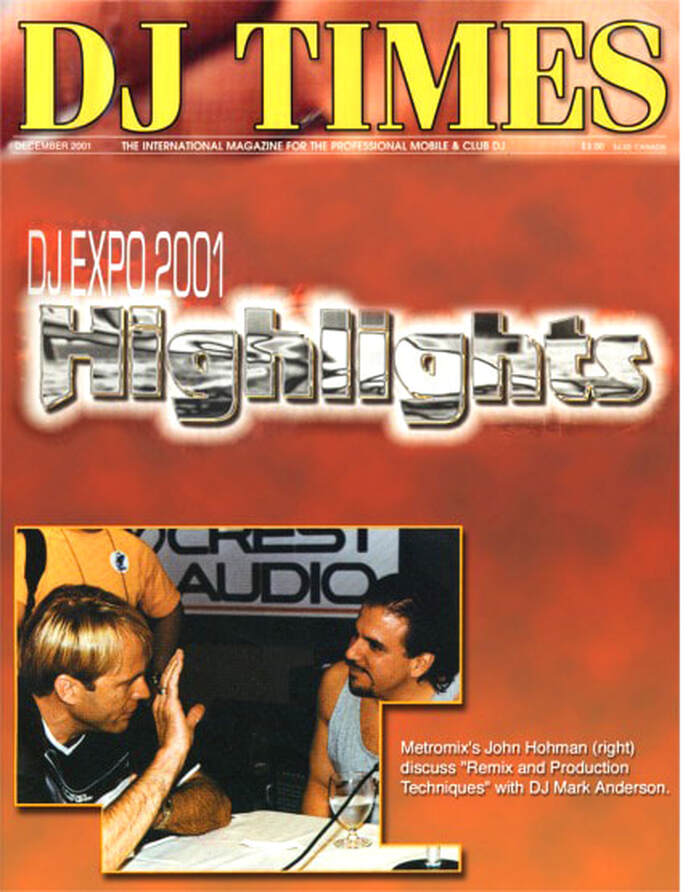 Memphis DJ Mark Anderson - DJ Times Magazine - Memphis Top Professional DJ 